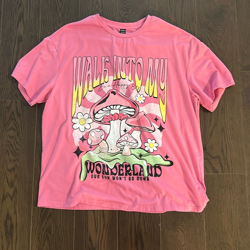 A wonderland mushroom shirt!